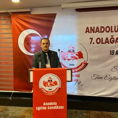 Öğretmen, Anadolu Eğitim Sendikası (@anadoluaes) Genel Başkan Yrd., Genel Basın-Yayın Sekreteri