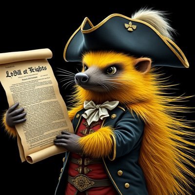 Porcupine1791's profile picture. Non-partisan libertarian but MAGA adjacent while Democrats have gone cuckoo. Pro Constitution and natural rights.