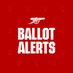 Arsenal Ballot Alerts (@afcballots) Twitter profile photo Arsenal Ballot Alerts (@afcballots) Twitter profile photo