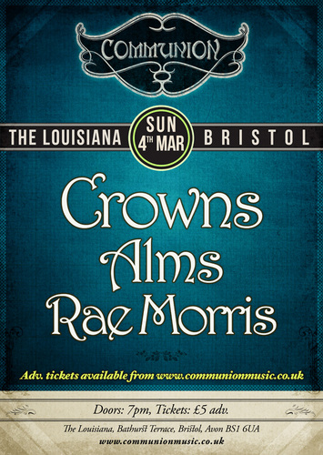 The glorious indie/folk night COMMUNION has landed in Bristol! Debauched folkery guaranteed 1st Sunday of the month @thelouisiana. Next date SUN 4th MARCH.