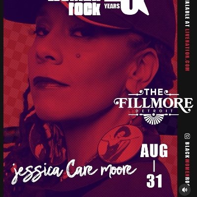 blackwomanrock's profile picture. 20 year old black rock movement spearheaded by poet jessica Care moore.  Daughters of Betty - powered by Black Women Rock! #daughtersofbetty