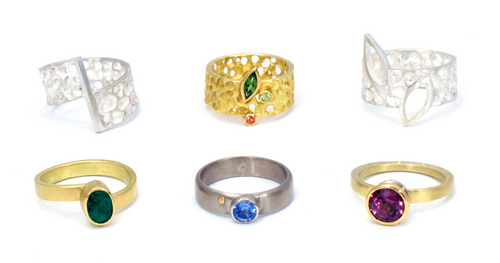 AugA is a travelling Fine Jewellery pop-up exhibition, showcasing the work of Rebecca Steiner and Ellen Monaghan alongside special guest designers