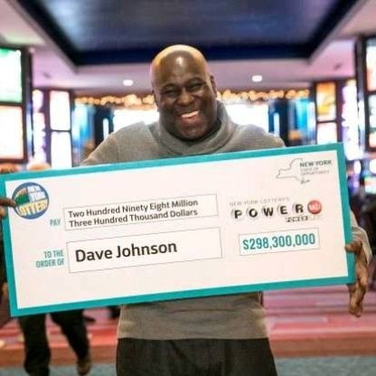 I'm dave Johnson the winner of the Powerball lottery of the winning amount of $298.3 million. I'm giving out $30k to my first 1k followers