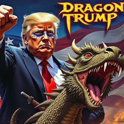 blazing fast melodies, operatic vocals, and trump riding dragons and vanquishing his enemies for the glory of the USA