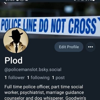 Full time police officer, part time social worker, psychiatrist, marriage guidance counselor and dog whisperer. Goodwin's Law is not justicable.