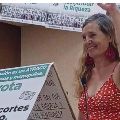 Activista en Recortes Cero.
Profesora de Idiomas Modernos. Auriculoterapeuta. Aficionada a la literatura, al atletismo, a la música, a los viajes y al poker