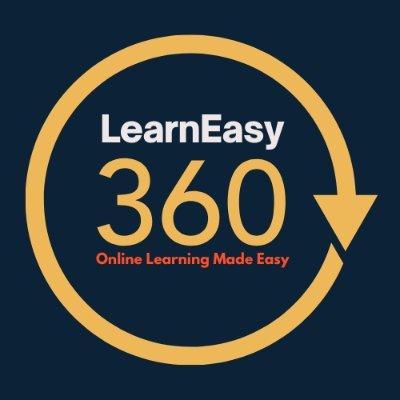 learneasy360app's profile picture. Welcome to LearnEasy360, where our mission is simple: to make online learning easy, accessible, and impactful for everyone.