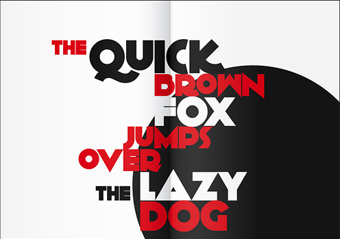 A group of graphic designers blogging about sans-serif typography. Our challenge is to garner the most views. Check us out. :-)