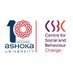 Centre for Social and Behaviour Change (CSBC) (@csbcashoka) Twitter profile photo