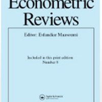 Econometric Reviews (@metricreviews) 's Twitter Profile Photo Econometric Reviews (@metricreviews) 's Twitter Profile Photo