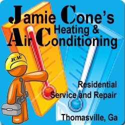 Residential heating and air service, maintenance and repair in Thomasville, Ga and surrounding areas.  FixmyHeat@JamieCone.com  FixmyAC@JamieCone.com