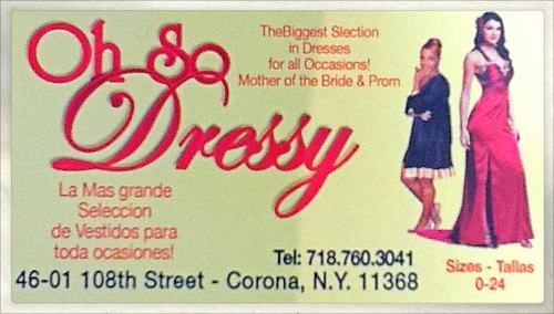 OhSoDressyNY's profile picture. Special order discount, bridal parties, sweet sixteen, bar mitzvahs, all affairs. We also provide assistance for alterations on jewelry and dresses.