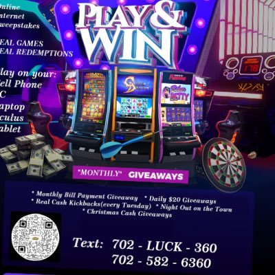 Enjoy online Fish Tables, Slots and more Real Games 🤑Real Redemptions Within 1 hr Everyday (Text) (702-LUCK-360)