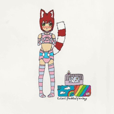 +18. No Minors, If you are one I'll block you I am the cutest of padded femboys, and das a fact! I sometimes post diapee pics, and I'm also an abdl artist.