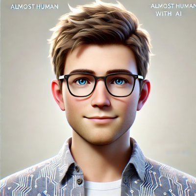 My YouTube channel is @AlmostHumanWithAI. If you have a YouTube, Rumble, or Instagram account,
let me know! I like to see what other creators are doing!
