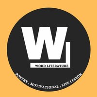 WORD LITERATURE (@wordliterature_) 's Twitter Profile Photo WORD LITERATURE (@wordliterature_) 's Twitter Profile Photo