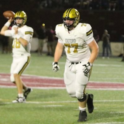 Oxford High C/O 2027 | OT OG C | 6’5” | 295 lbs | 79.5” wingspan | core GPA 4.0 | Head coach @CoachSamAdams | NCAA ID 2505593745