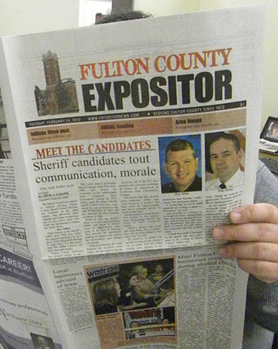 The Fulton County Expositor is a twice-weekly newspaper covering news, sports and events in northwest Ohio.