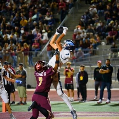 Granite Hills High School / FB, BB, VB/ (619) 486-2607 / 6’5 185 lbs, 6’8 Wingspan / 3.86 GPA