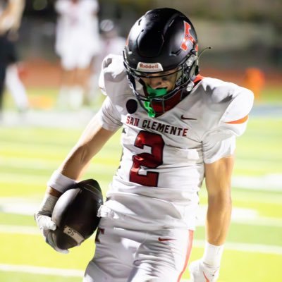 San Clemente HS ‘25 | 5’11 178 lbs | WR~DB| 4.58 GPA | All League, County, CIF WR| NCAA: 2305897039 | 📞 949•444•8954 | 📧: maxkotiranta@gmail.com| NAU Commit
