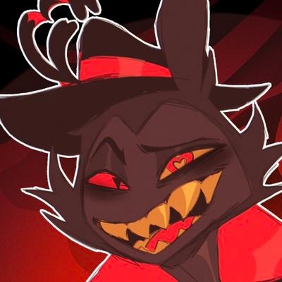 hazbin/helluva character \\ rp account \\ minors fuck off \\ multiship \\ banner by @divineOrdaiment \\ pfp by @diskydiz