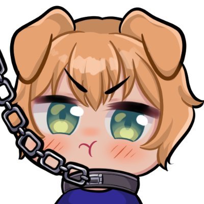 Freklene's profile picture. hello i am freklene i am a shy  puppy vtuber and i like to play video games