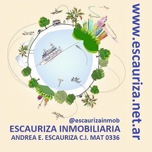 Bienvenido a #ESCAURIZA #INMOBILIARIA de Andrea Escauriza C.I. Mat 0336 con base en ciudades #Ibarlucea y #Rosario #SantaFe #Argentina @escaurizainmob en redes