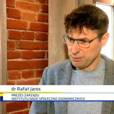 drRafalJaros's profile picture. Założyciel Instytutu Nauk Społeczno-Ekonomicznych, prezes Fundacji Inicjatyw Regionalnych, od czasu do czasu bloger i komentator bieżących wydarzeń