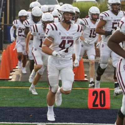 Don Bosco Prep 26” || @DBP_Football Linebacker #47 || National Honors Society Student || 3.91 NCAA GPA || 4.21 Weighted GPA || 6’1 210 ||