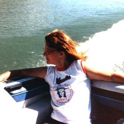 Mother, grandmother, wife, loyal friend, and Patriot.
God Bless the USA! Yes, that's my real picture.