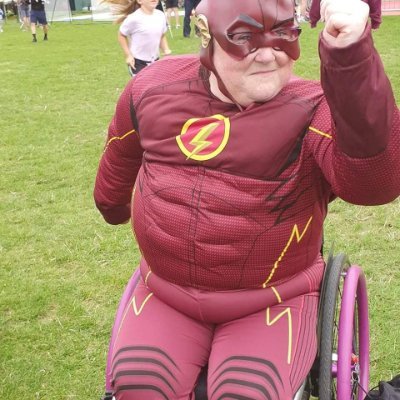 A wheelchair racer who loves superhero movies and programs. I may not be the best but love what I do. Also suffer from CRPS and FND