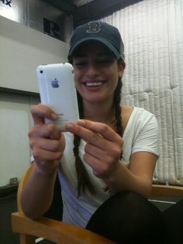 Lea Michele's iPhone