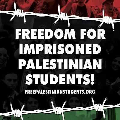 freepalstudents's profile picture. Grassroots independent campaign to free all Palestinian students & students for Palestine from Zionist, imperialist, reactionary prisons.