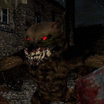 A retro FPS game inspired by