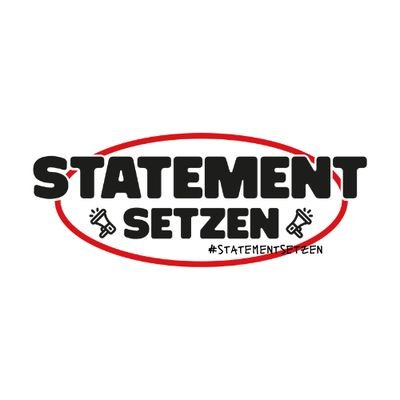 StatementSetzen's profile picture. "MACHEN STATT SCHWEIGEN! SETZ DEIN STATEMENT! 
Wir geben euch die Möglichkeit und die Plattform, euer Statement unter die Leute zu bringen! 

#statementsetzen