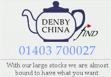 DenbyChinaFind's profile picture. Denby China Find supplies discontinued Denby China and Denby Pottery to customers Worldwide! http://t.co/Y8fuyFlVhj! Come see all our patterns and stock...