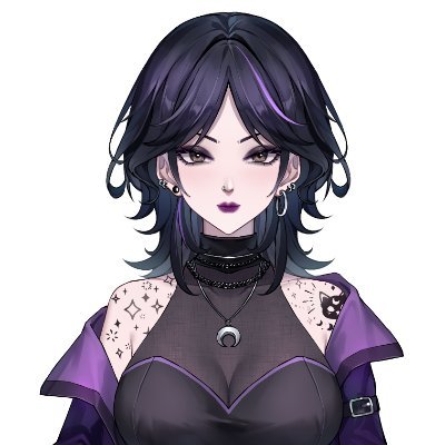 Variety Vtuber 💜 Art & Rig: @NullasArt Fan art: #DoodleMoon