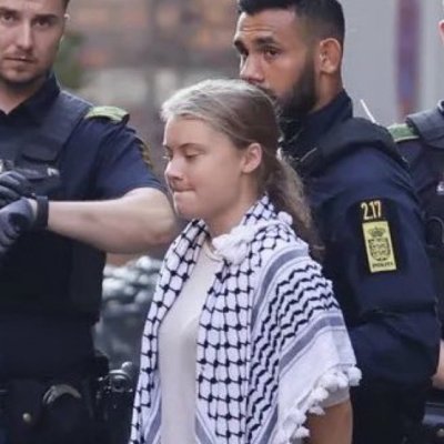 “To stand with Palestine is to be human”
-Greta Thunberg, who has just been arrested in Copenhagen protesting against Israel’s shall set us free
