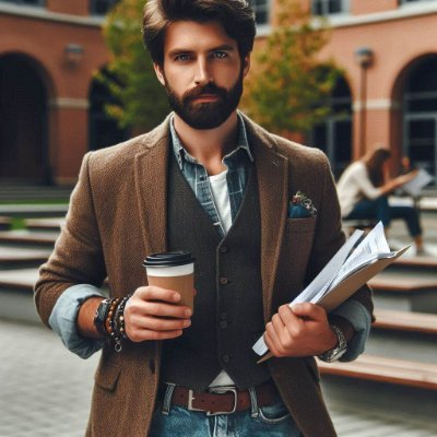 Professor teaching Marketing, Money, and Excel