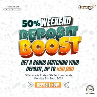 Frapapabetng's profile picture. Become a Frapstar today to enjoy the best odds & more | Africa's Betting Brand of the year 2023 🏆 | Telegram - 08026704223 | Bet Responsibly 🔞