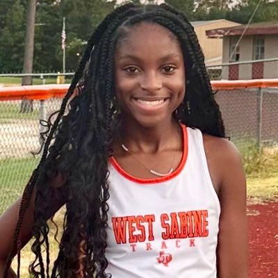 West Sabine| GPA 3.5| Nursing Science| Multi-sport athlete. Track AAU: Dynasty 100&200. ⭐️Track-Area Qual. ⭐️2X XC Regional Qual. ⭐️Powerlifting Regional Qual.