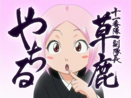 I'm yachiru kusajishi, lieutenant of 11th division and President of the Shinigami Women's Association| Oh and dont forget to mention=followback!! i wont bite!