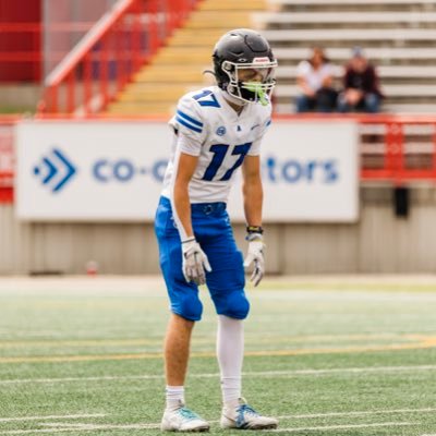 Spruce Grove, 225 bench, 40 yard 4.6 (laser) U16/U17/U18 Team Alberta, Safety/Wr/ATH 6,0 170 Lbs, c/o 2026, email Durnindyer@gmail.com, 780-717-7887 73% avg