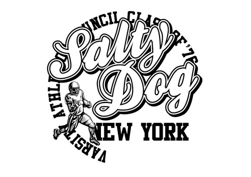 Salty Dog, voor jongens en meisjes, streetwear sinds 1971. 
Salty Dog is verkrijgbaar in de maatrange van 92 tot en met 176.