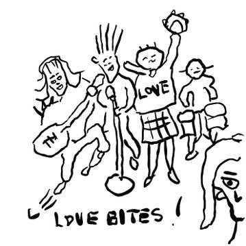 アイコンは@hidya_japan_さん(HID屋広報画伯殿) に、5人組のバンドってヒントだけで描いてもらったLOVEBITESです。 なお、自分からフォローするのは、ミュージシャン、趣味に関わる公式サイト、往年からのプログラマーだと判明した方、SHARP X1を愛する方です