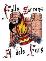 Asociación Cultural Falla Serrans-Plaça dels Furs, comisión nº 65, centenaria y ubicada en un sitio emblemático.