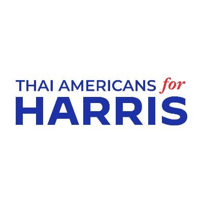 Thai Americans For Harris is to mobilize Thai American voters in supporting Kamala Harris for President and promoting the campaign's platform and message.