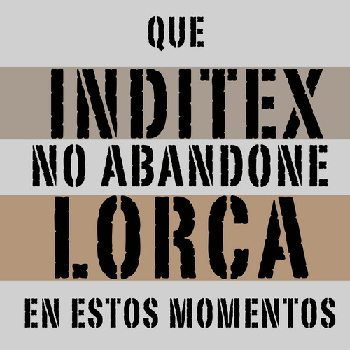 Movimiento para que el centro de Lorca no muera definitivamente. 
Necesitamos un centro vivo y animado,y hoy más que nunca INDITEX NO ABANDONES EL CENTRO...