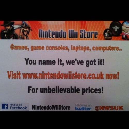 NWSUK's profile picture. welcome to the twitter page of http://t.co/PurAQ135Fm ... visit our site for cheap laptops, computers, game consoles,games! you name we sell it!!