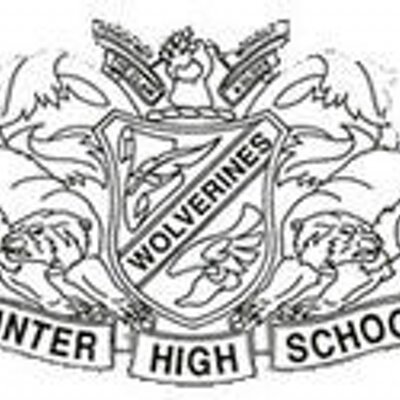 Hunter High School. — Home of the Wolverines